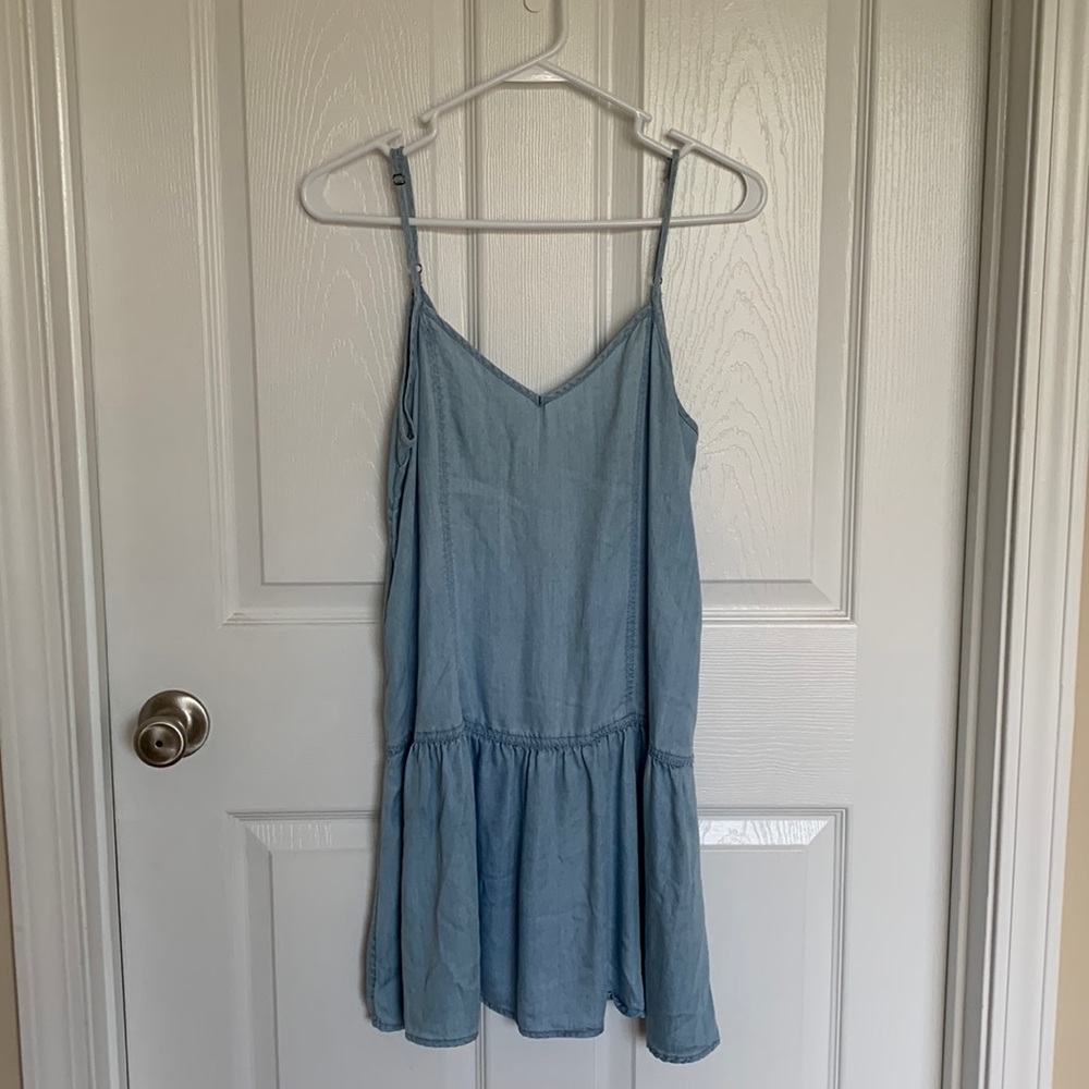 American Eagle Women’s Flowy Mini Dress Denim